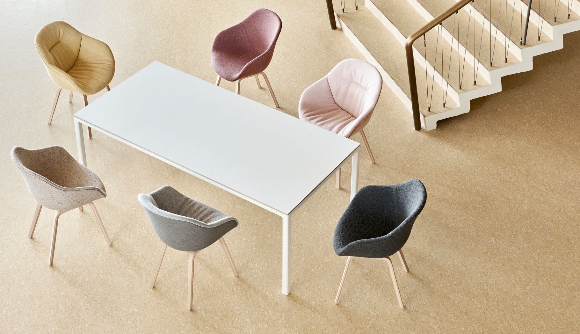 About a Chair AAC123/ AAC 123 / Soft / Soft Duo Stuhl Hay | HAY AAC123